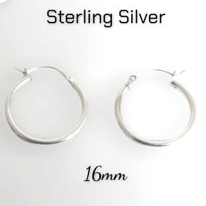 Sterling Silver Hoop Earrings